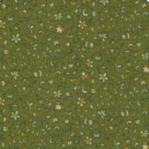 RJR Premium Thimleberries Green 8212J   44" x 18" (1/2 yard) Special